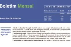 Boletim Mensal de Câmbio - Setembro 2024